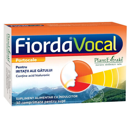 Fiorda Vocal Orange x 30cpr, Pflanzenextrakt