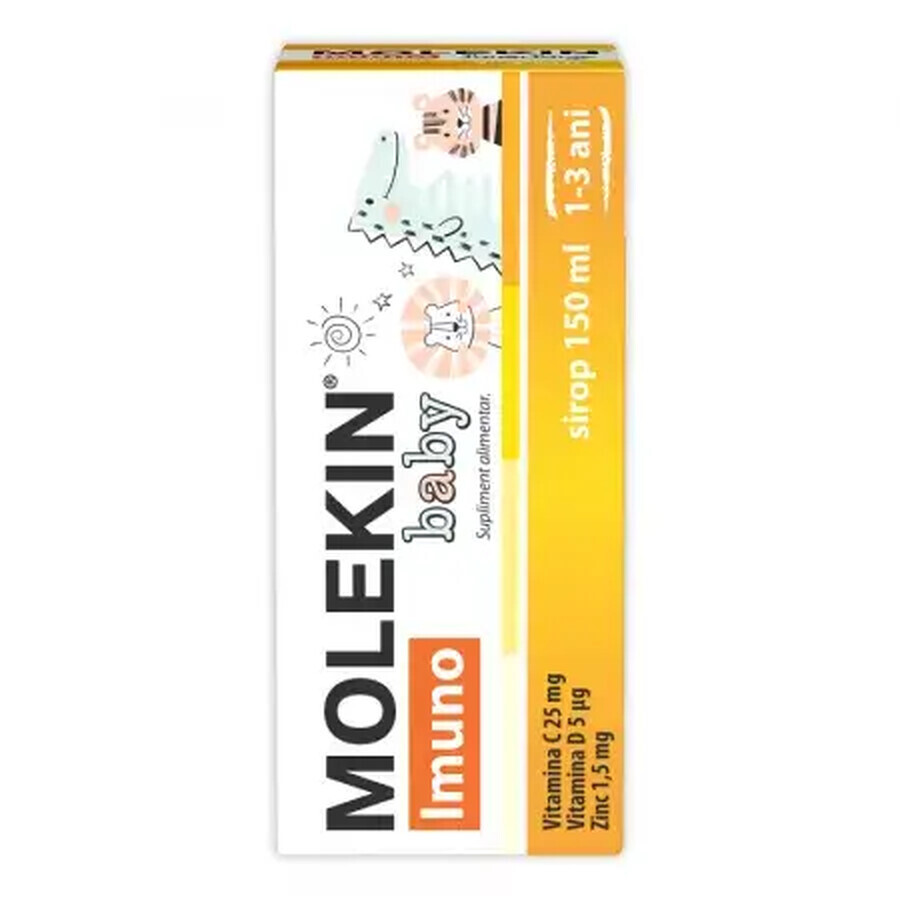 Molekin Imuno Baby sirop 1-3 ani, 150 ml, Zdrovit