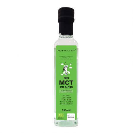 Natürlicher Kokosnussöl-Extrakt BIO MCT C8 & C10, 250 ml, Republica Bio