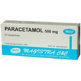 Paracetamol MCC 500 mg x 20 comprimate, Magistra