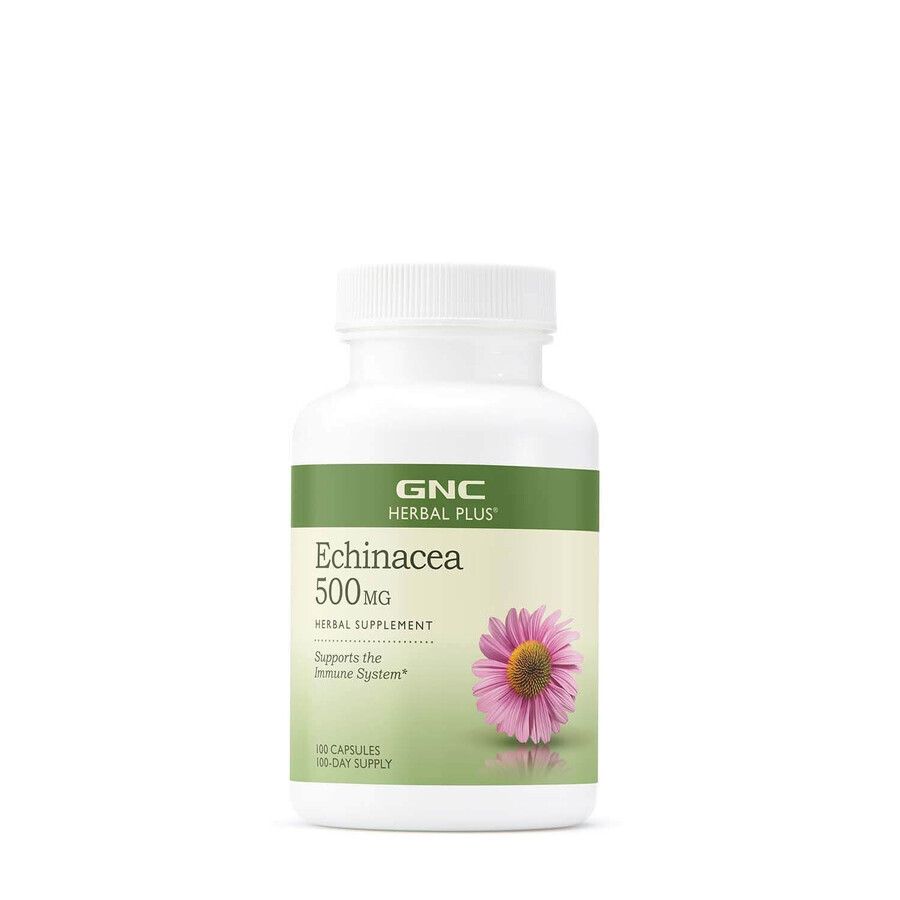 Gnc Herbal Plus Extract De Echinacea 500 Mg, 100 Cps