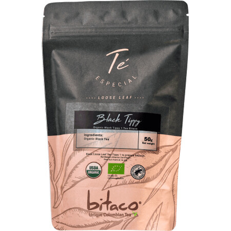 Bitaco Schwarzer Tee lose ECO, 50 g