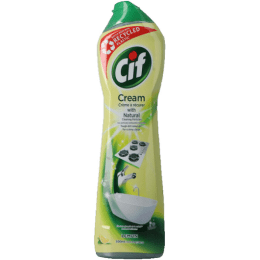 Cif Cremă curățare cu miros de lămâie, 500 ml