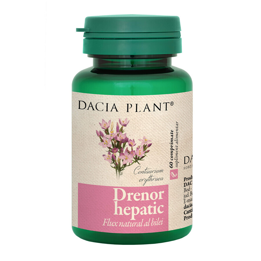Drenor Hepatic, 60 Tabletten, Dacia Plant