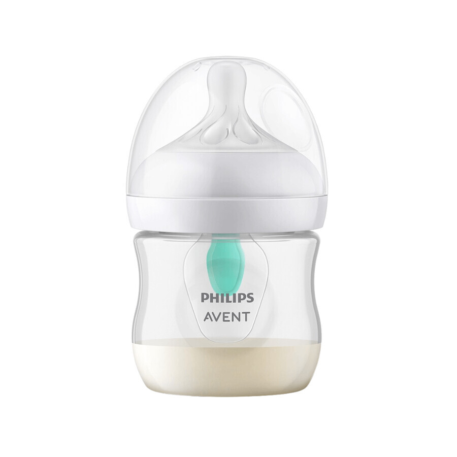 Biberon cu dispozitiv anticolici Natural Response, 0 luni+, 125 ml, Philips Avent