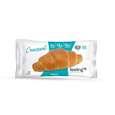 Kohlenhydratarmes süßes Croissant, 50 g, Feeling Ok