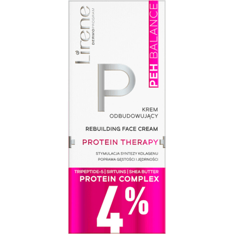 Lirene Rekonstruktions-Gesichtscreme mit Proteintherapie, 50 ml