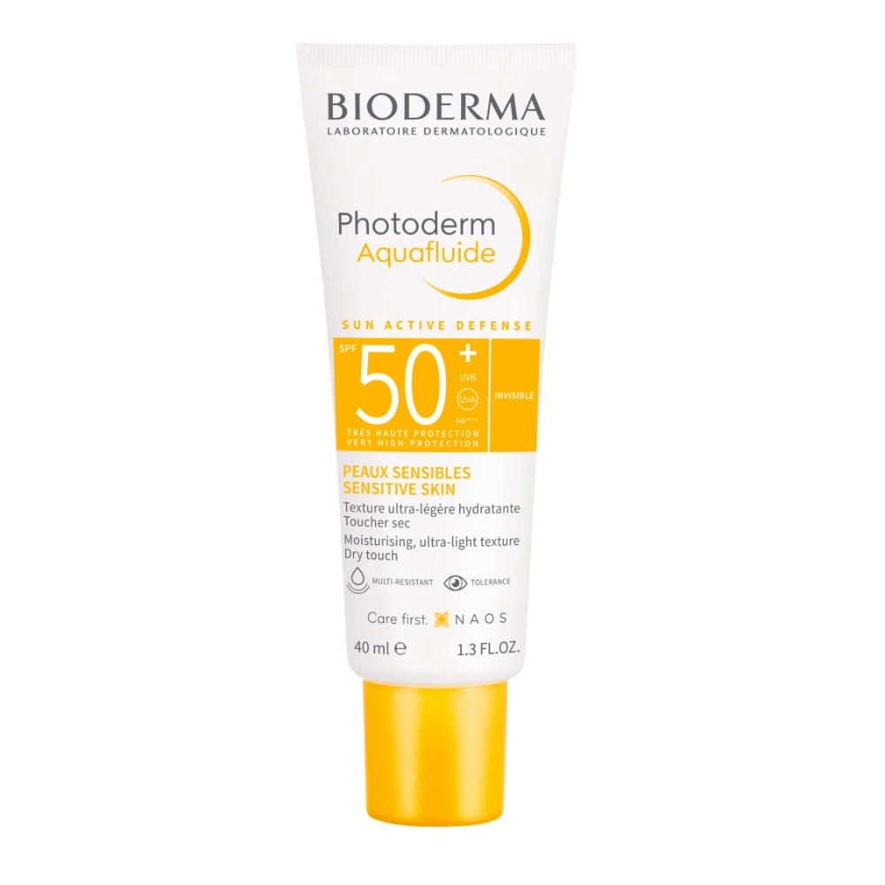 Bioderma Photoderm Aquafluide Fluid Unsichtbarer Sonnenschutz SPF +50, 40 ml