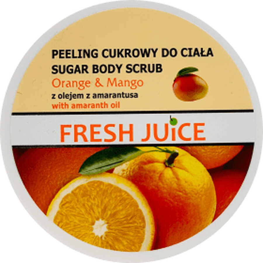 Fresh Juice Körperpeeling Orange & Mango, 225 ml