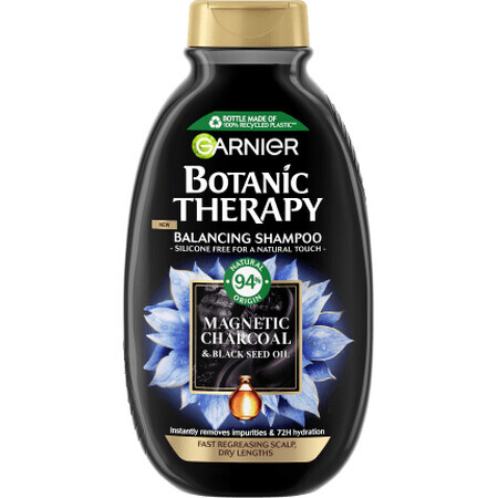 Garnier Botanic Therapy Șampon Magnetic Charcoal & black seed oil, 250 ml