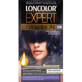 Loncolor Expert Vopsea de păr fără amoniac Oil Fusion 3.99 șaten albăstrui intens, 1 buc