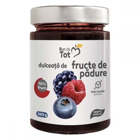 Dulceata de Fructe de Padure dulceata fara zahar, 360g, Dacia Plant