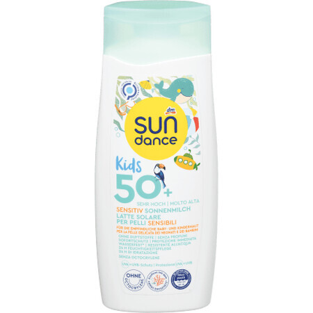Sundance Lapte protecție solară copii pentru piele sensibilă SPF30, 200 ml