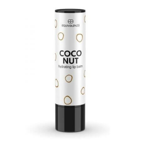 Feuchtigkeitsspendender Lippenbalsam mit SPF 15 Kokosnuss, 4 g, Equivalenza