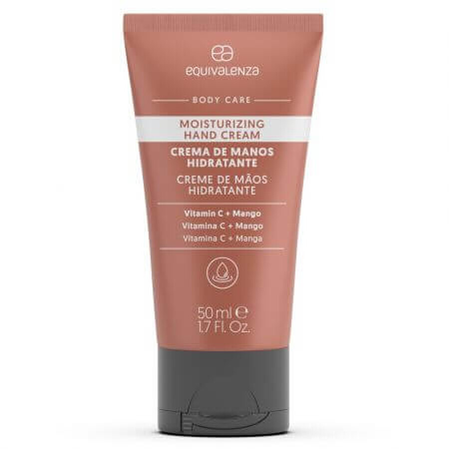 Crema hidratanta pentru maini cu vitamina C si mango, 50 ml, Equivalenza