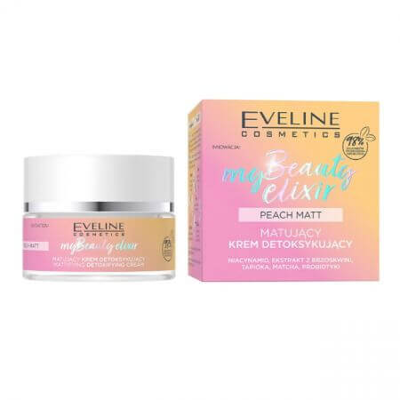 Crema matifianta si detoxifianta My Beauty Elixir, 50 ml, Eveline Cosmetics