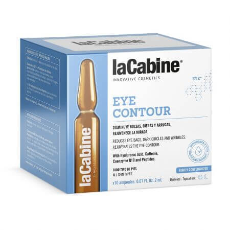 Fiole Eyecontour, 10 fiole x 2 ml, La Cabine