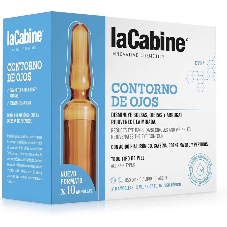 Fläschchen Eyecontour, 10 Fläschchen x 2 ml, La Cabine