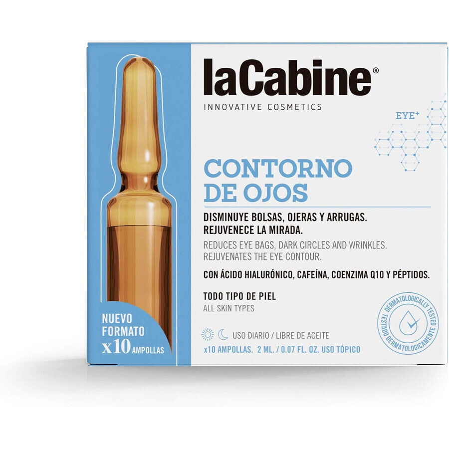 Fläschchen Eyecontour, 10 Fläschchen x 2 ml, La Cabine