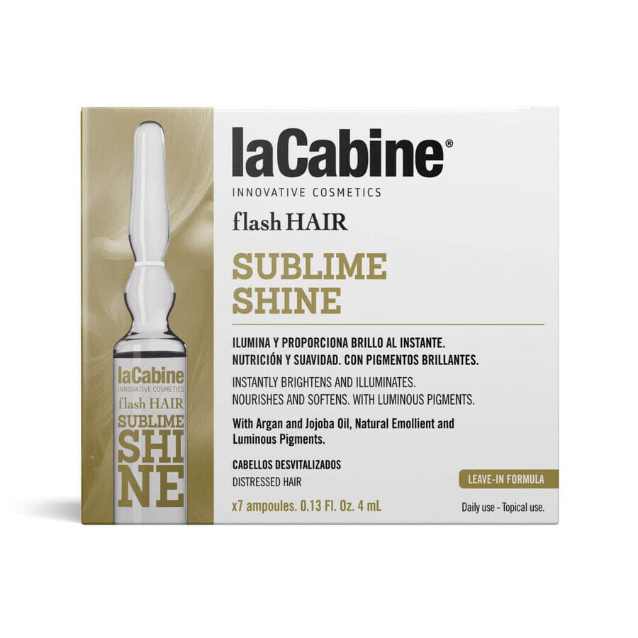 Flash Hair Sublime Shine Fläschchen, 7 Fläschchen x 5 ml, La Cabine