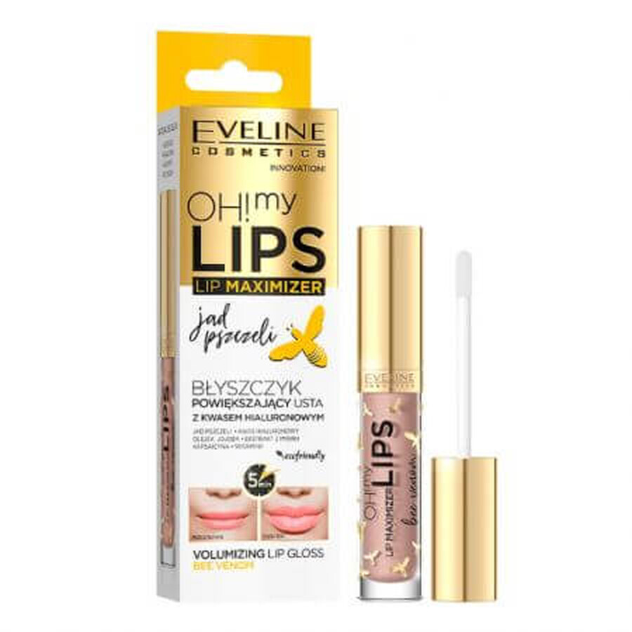 Lipgloss mit Bienengift Oh! My Lips, 4,5 ml, Eveline Cosmetics
