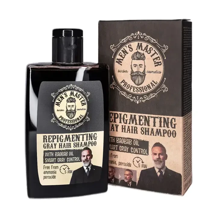 Shampoo zur Repigmentierung von weißem Haar für Männer, 120 ml, Men's Master Professional