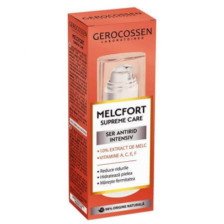 Ser antirid intensiv cu extract de melc, complex de vitamine A,C,E,F Melcfort, 30 ml, Gerocossen