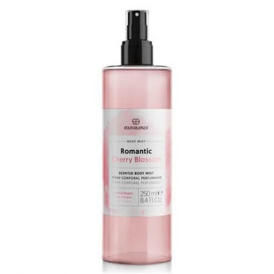 Körperspray mit Kirschblüte, Freesie und Lacramiden Romantic Cherry, 250 ml, Equivalenza