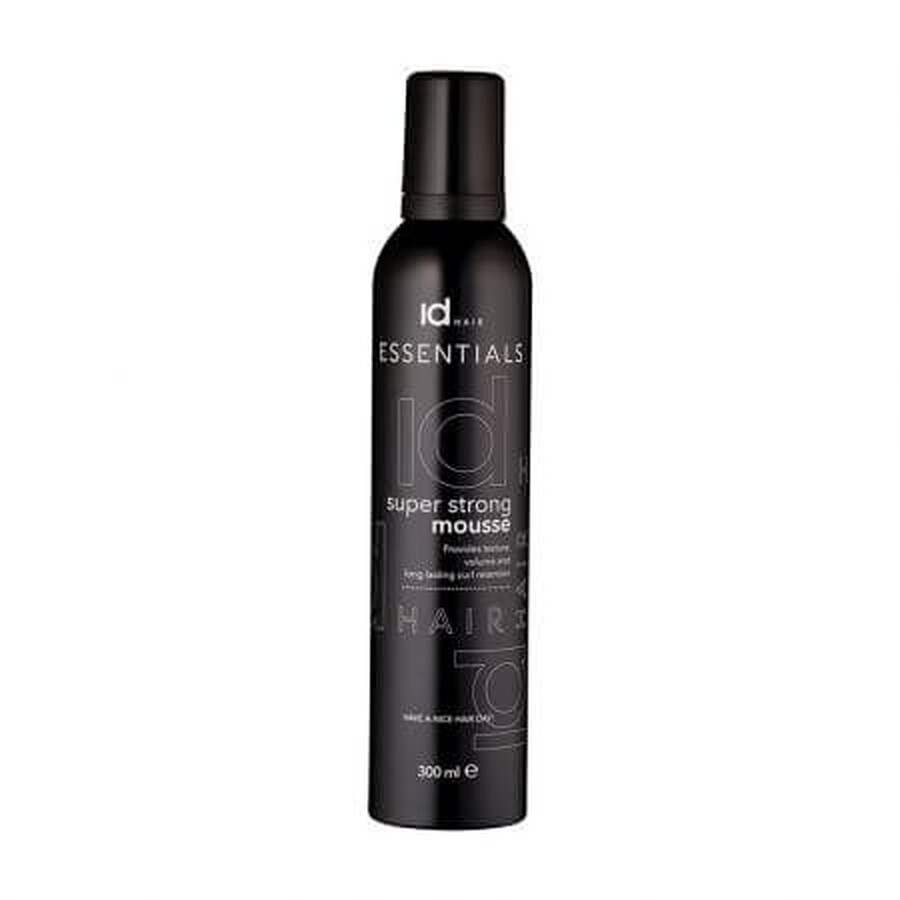 Spuma pentru coafat cu fixare puternica Essentials, 300 ml, idHAIR