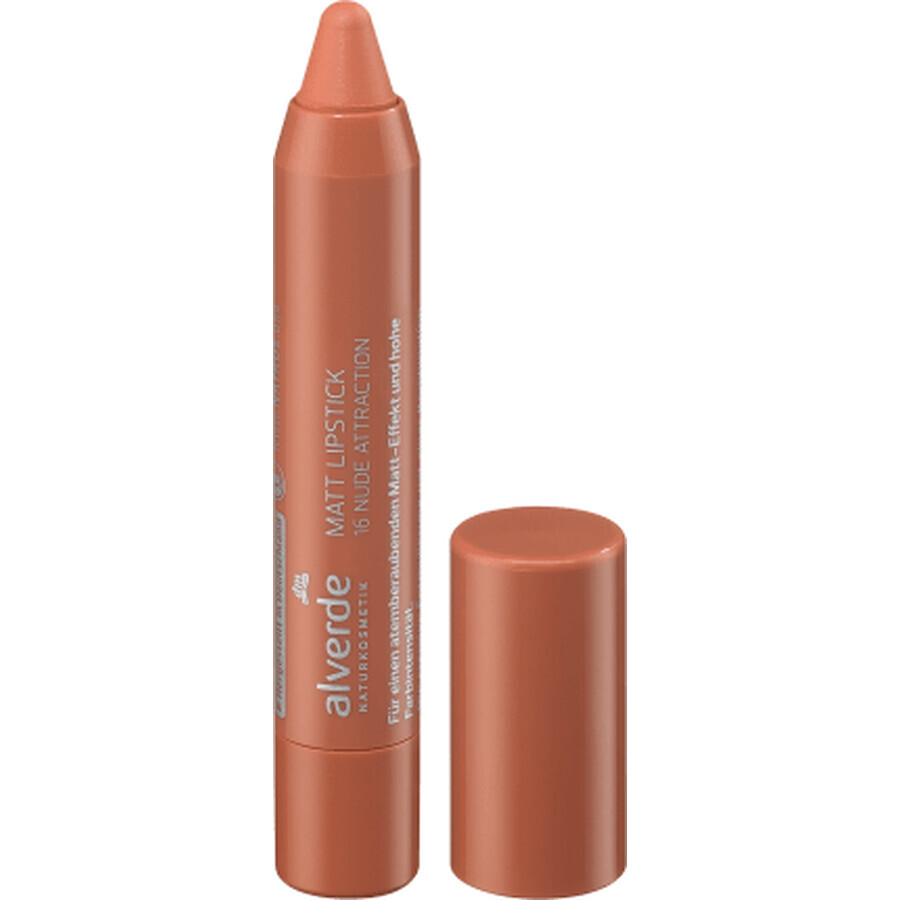 Alverde Naturkosmetik Matt Ruj 16 Nude Attraction, 3,17 g