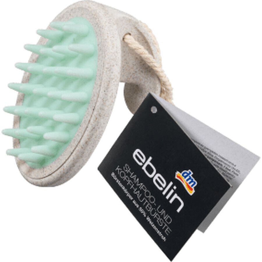 Ebelin Shampoo and scalp massage brush, 1 piece