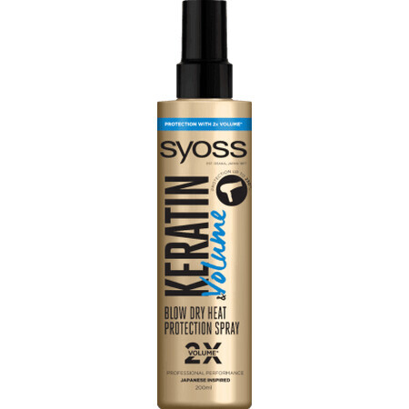 Syoss Keratin & Volumen Haarspray für Hitzeschutz, 200 ml