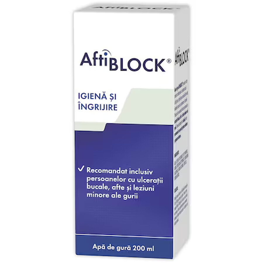 Aftiblock Mundspülung, Zdrovit, 200 ml