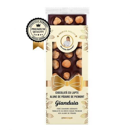 Piemontesische Haselnussmilchschokolade - Gianduia, 110 g, Remedia