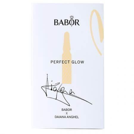 Fiole concentrate Babor x Daiana Anghel Perfect Glow Fluid efect de luminozitate, 7 fiole x 2 ml, Babor