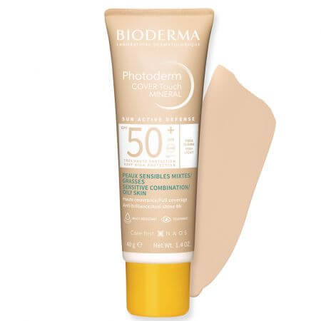 Bioderma Photoderm Fluid Cover Touch mit SPF50+ sehr leicht, 40 g