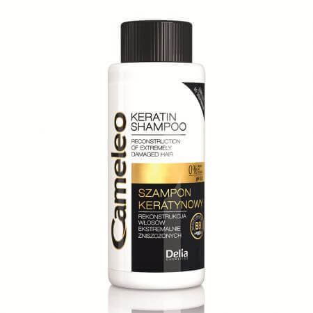 Sampon pentru par deteriorat Cameleo Keratin, 50 ml, Delia Cosmetics