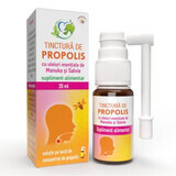 Tinctura de propolis cu uleiuri esentaile de manuka si salvie, 20 ml, Justin Pharma