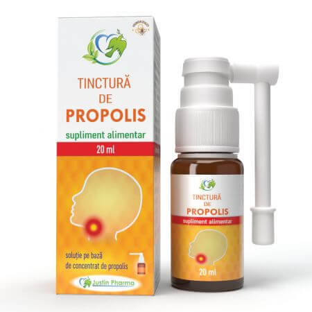 Tinctura de propolis, 20 ml, Justin Pharma