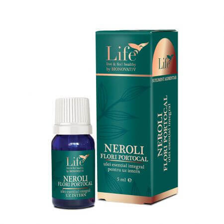 Ulei esential integral de Neroli, 5 ml, Bionovativ