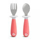 Raise Baby Gabel und L&#246;ffel Set, 12 Monate+, Rosa, Munchkin