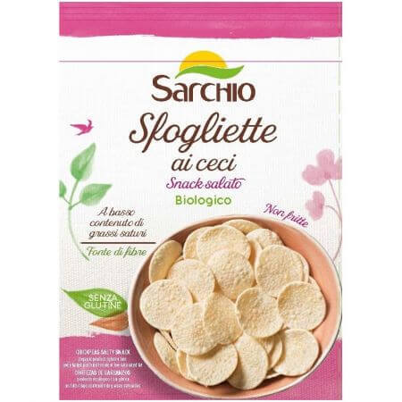 Snack Bio de naut fara gluten, 50 g Sarchio