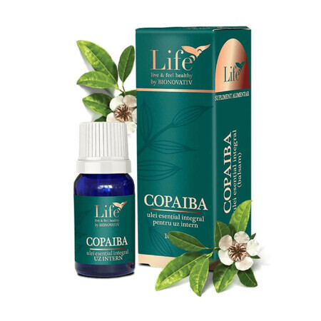 Copaiba ganzes ätherisches Öl, 10 ml, Bionovativ