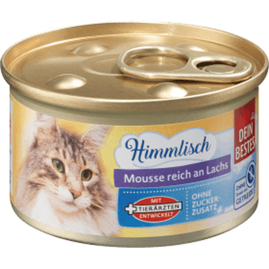 Dein Bestes Lachs Nassfutter für Katzen, 85 g