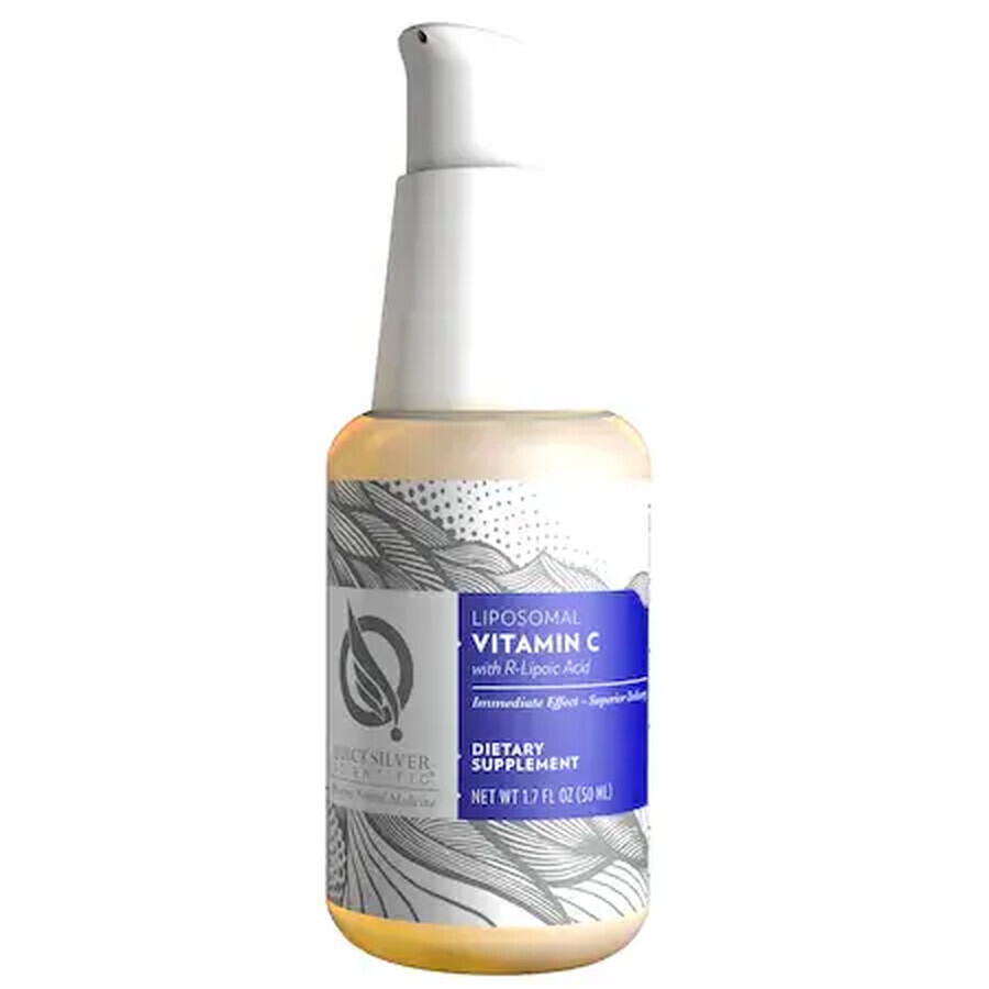 Vitamina C Lipozomala cu Acid R-Lipoic - cu absorbtie superioara si efect imediat - 50 ml, Quicksilver