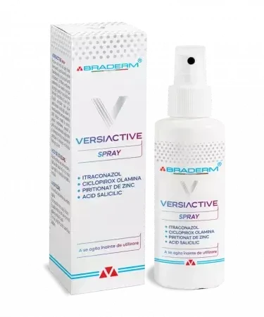 Versiactive Körper- und Kopfhautspray, 100 ml, Braderm