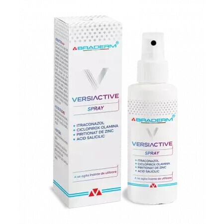 Versiactive Fluid Emulsion Spray für Körper und Kopfhaut, 100 ml, Braderm