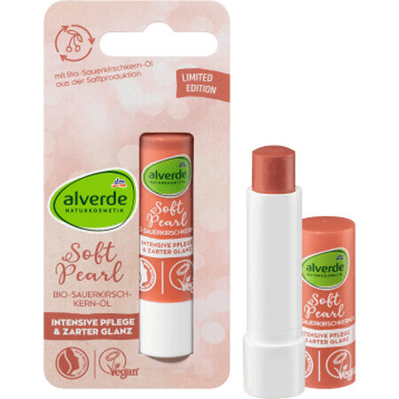 Alverde Naturkosmetik Lippenbalsam soft pearl, 4,8 g