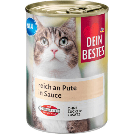 Dein Bestes Truthahn-Nassfutter für Katzen, 415 g