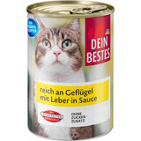 Dein Bestes Katzennassfutter Vogel, 415 g